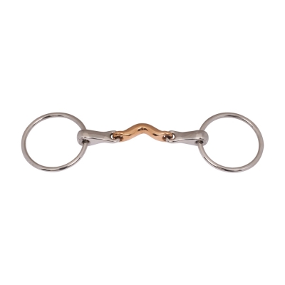 Loose Ring Flat Mouth Quater Moon Copper Link.