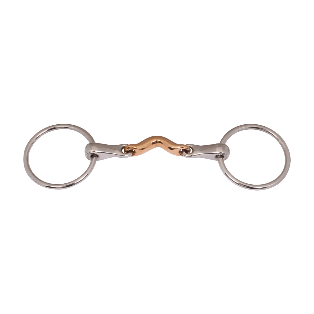 Loose Ring Flat Mouth Quater Moon Copper Link.