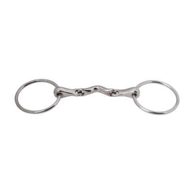 Loose Ring Flat Mouth Quater Moon Link.