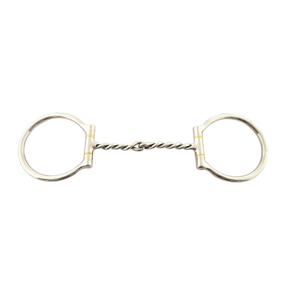 D Ring Snaffle Twisted Mouth