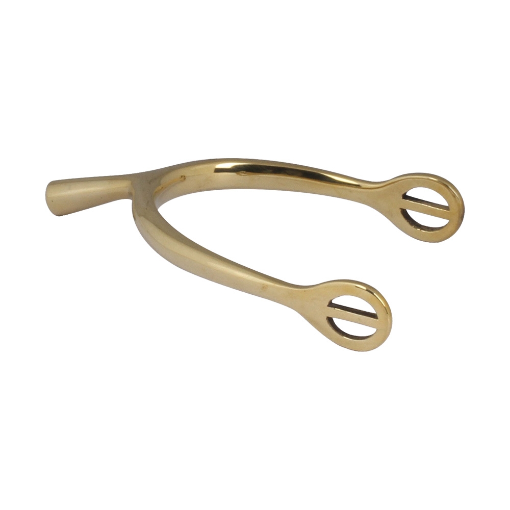 POW Spur Ladies Solid Brass (Oval Shanks) Thick