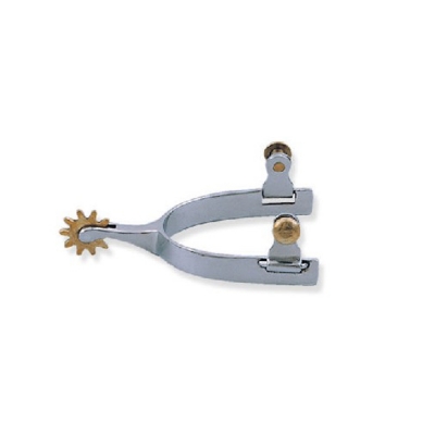 Roper Spur W/10 Teeth SB Rowel No 4