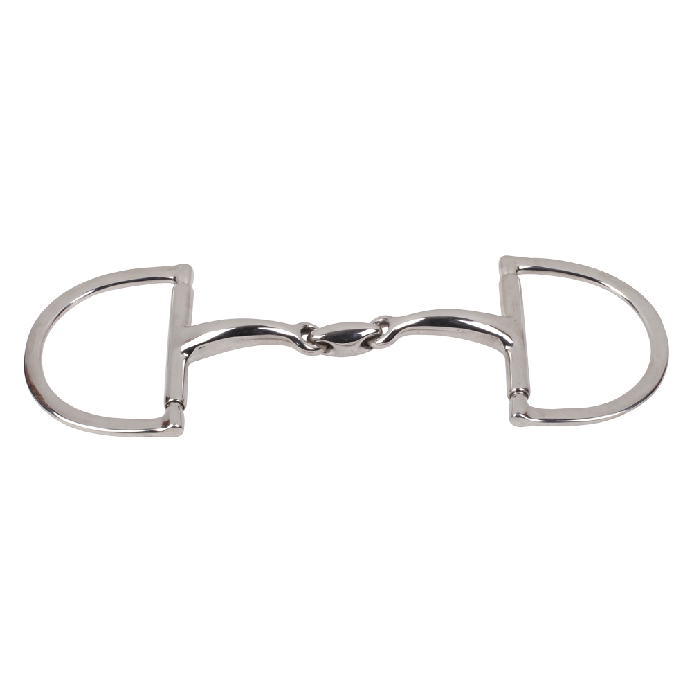 Dee Bit Pinch Free Double Jointed Curved Mouth With KK Link & Flat Rings