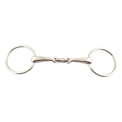 Loose Ring Double Jointed Stainless Steel Bit With Tolt Link