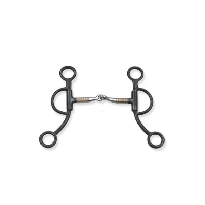 Gerg Darnall Snaffle Sweat Iron Mouth With Copper Inlay
