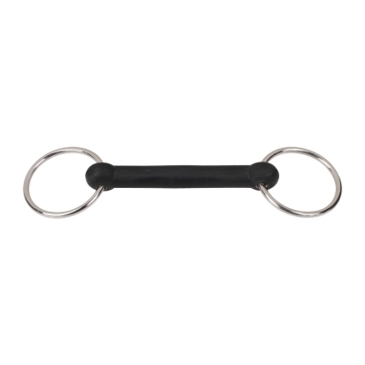 Loose Ring Straight Flexible Mouth Rubber Bit