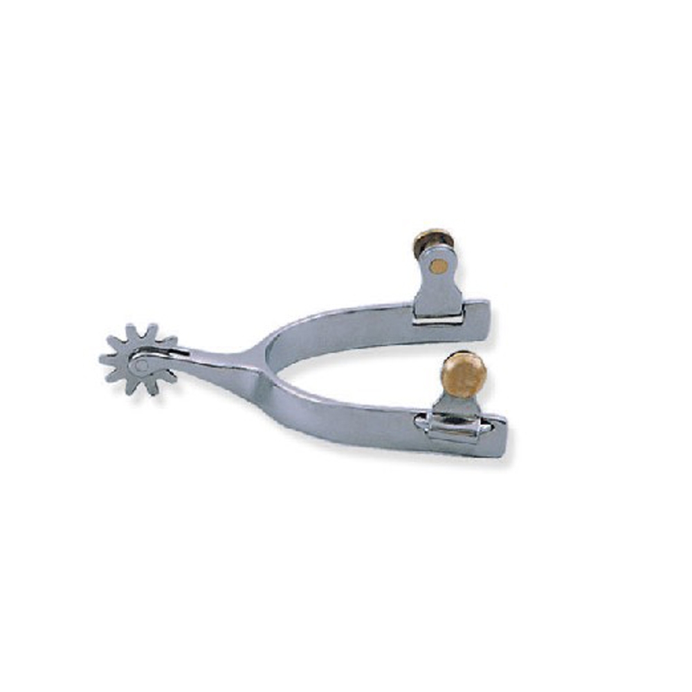 Roper Spur W/10 Teeth SS Rowel No 4