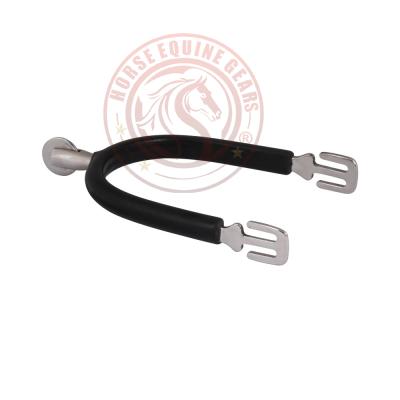 Open Shank Rubber Spur With Smooth Rowel No 14