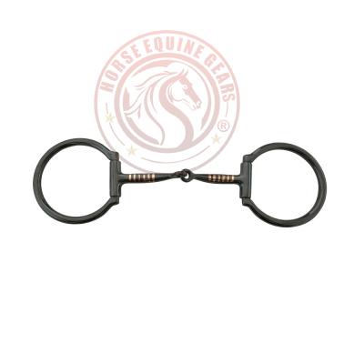 D Ring Snaffle With Copper Inlays.