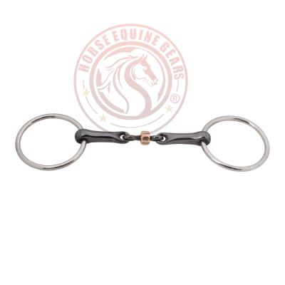 Loose Ring Double Jointed Sweet Iron Bit With Mild Steel Sweet Iron Rings