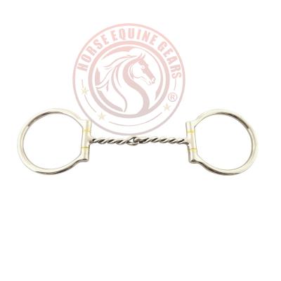 D Ring Snaffle Twisted Mouth