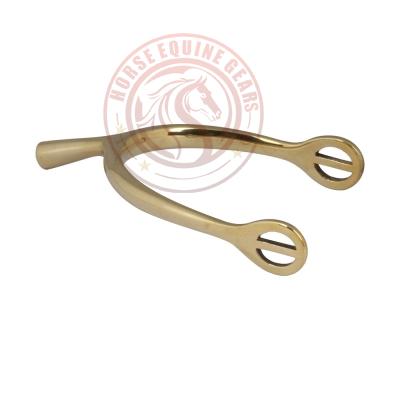 POW Spur Ladies Solid Brass (Oval Shanks) Thick