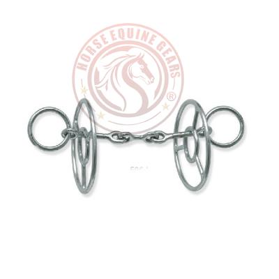 Dog Bone Snaffle 1/4â€³ Mouth W/Copper Inlay