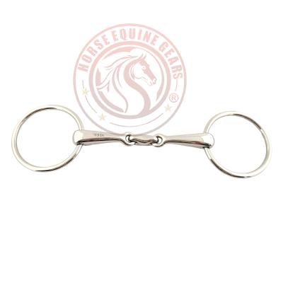 Loose Ring Double Jointed Stainless Steel Bit With Tolt Link