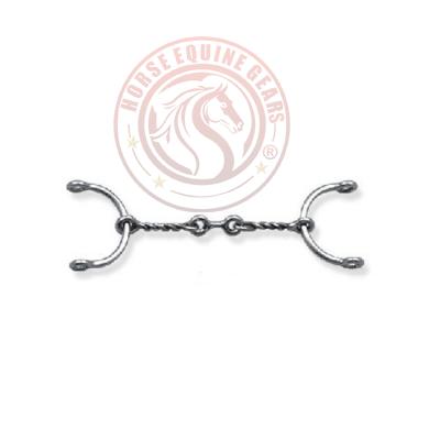 Dog Bone Snaffle 1/4â€³ Twisted Wire Mouth